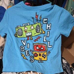 Blue Graphic Kids Tee